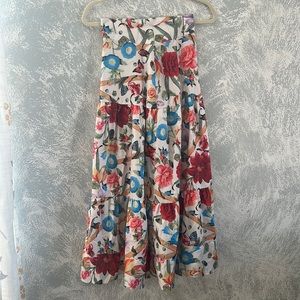 XS/S long floral skirt